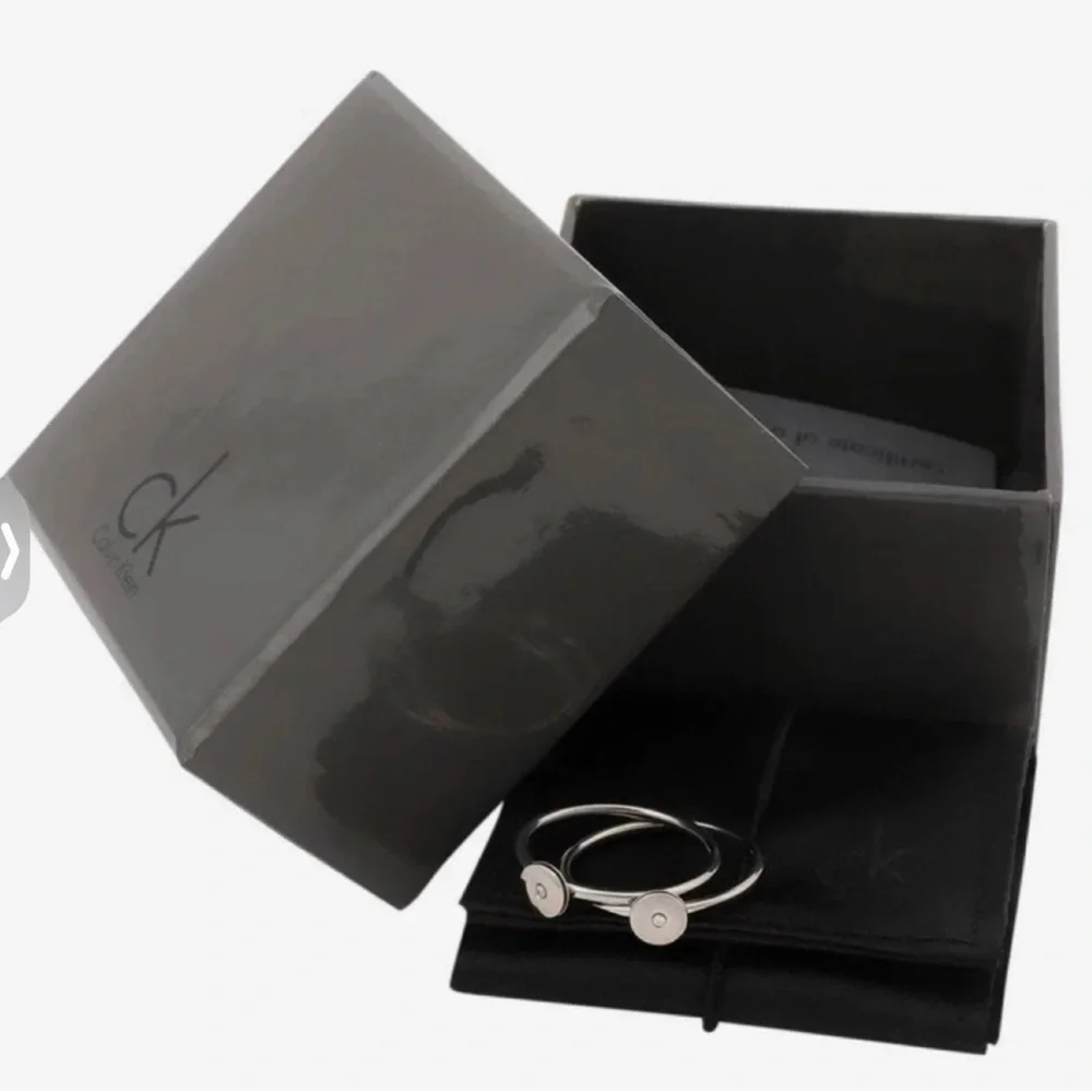 Calvin Klein 2 PRECIOUS RING Set NIB